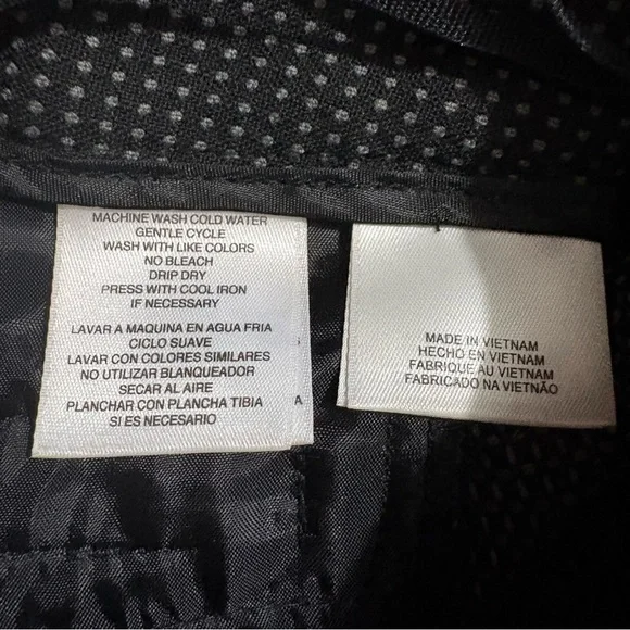 Anne Klein The Director Pants Sz 4 Black White Dotted Stretch Straight Leg - Picture 6 of 8